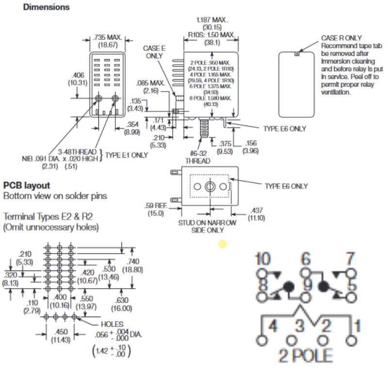 RELAY DC 6V 5449