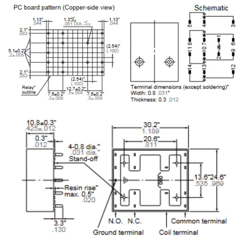 RELAY DC 6V 5451
