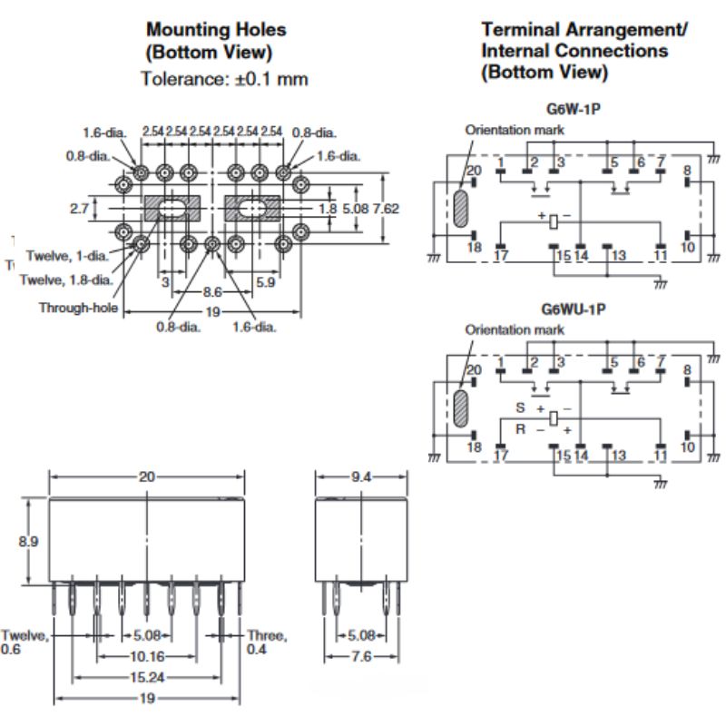 RELAY DC 9V 5452