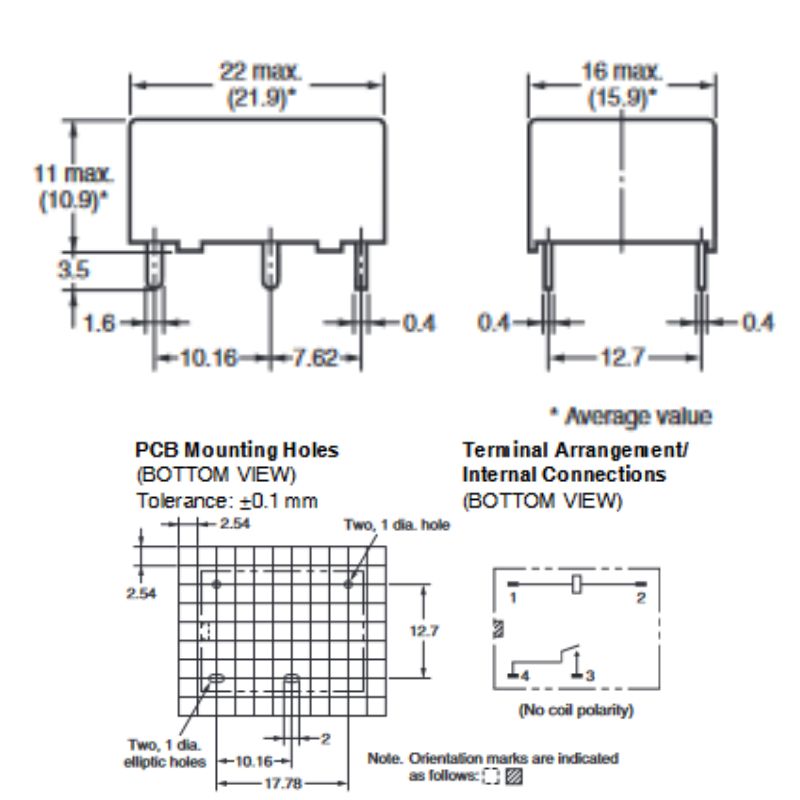 RELAY DC 12V 5461