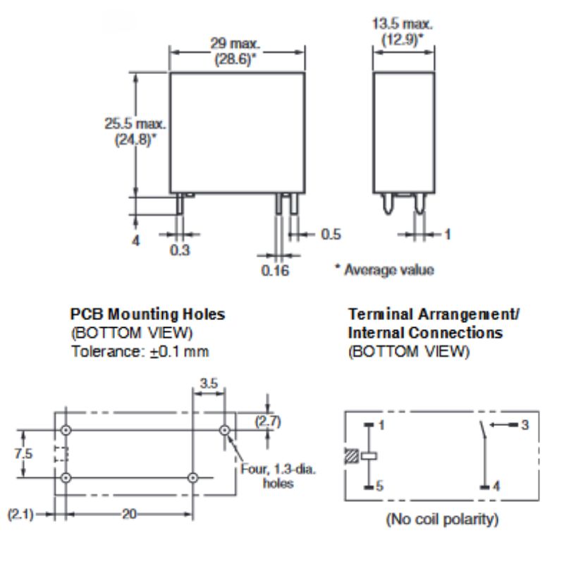 RELAY DC 12V 5465