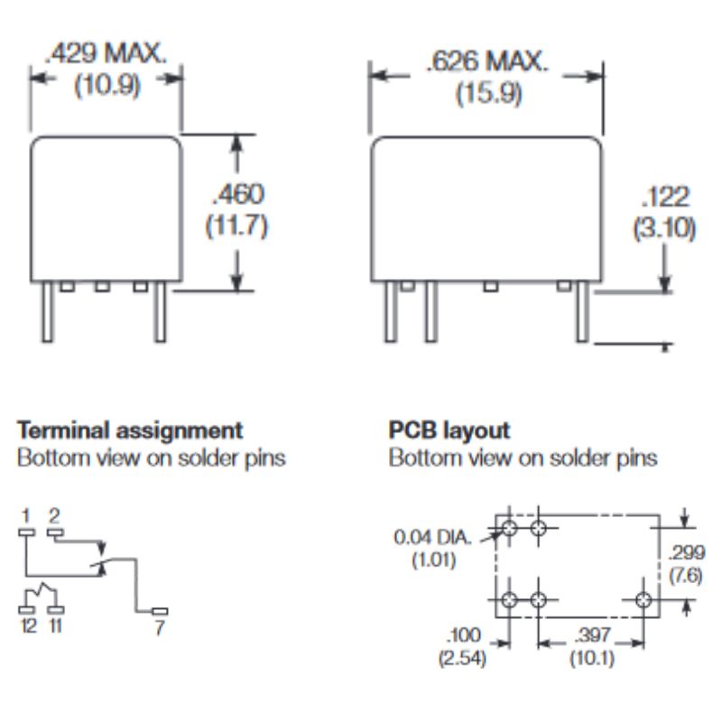 RELAY DC 12V 5479