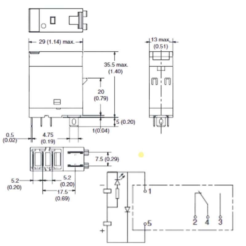 RELAY DC 12V 5493