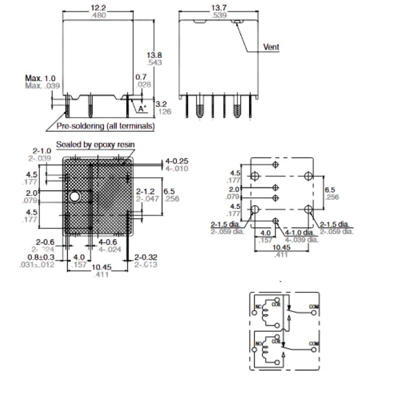 RELAY DC 12V 5546