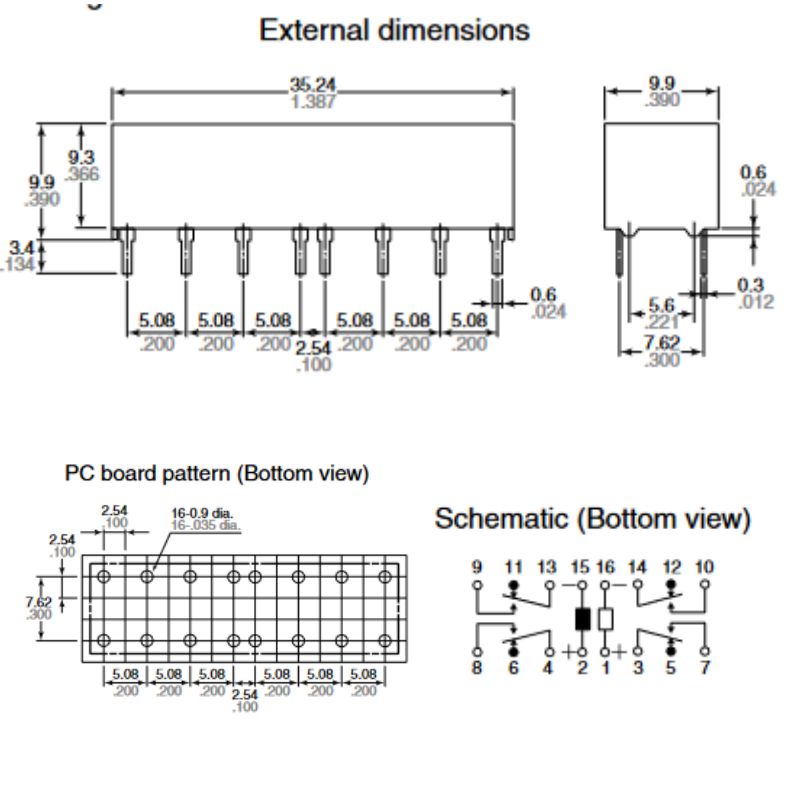 RELAY DC LATCHING 1.5V 5650