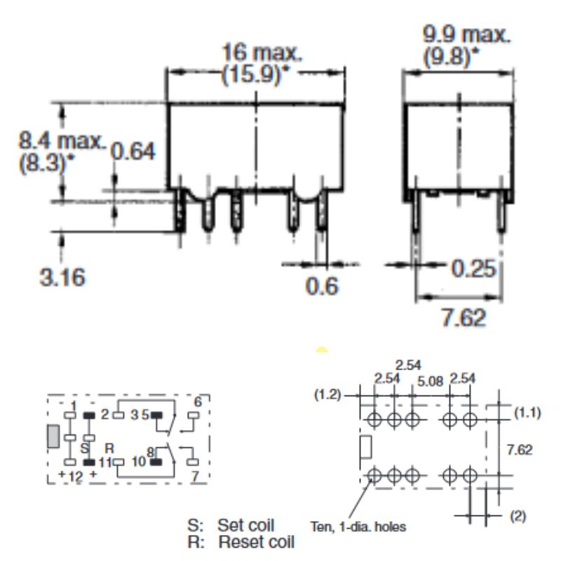 RELAY DC LATCHING 5V 5658