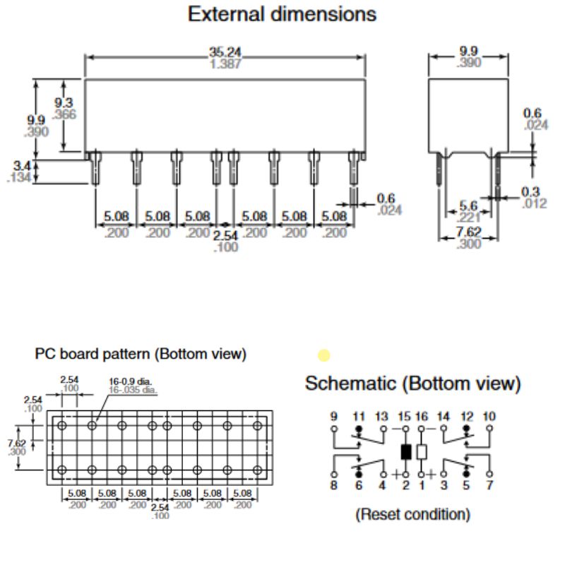 RELAY DC LATCHING 5V 5669
