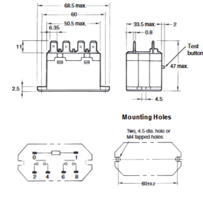 RELAY AC 12V 5674