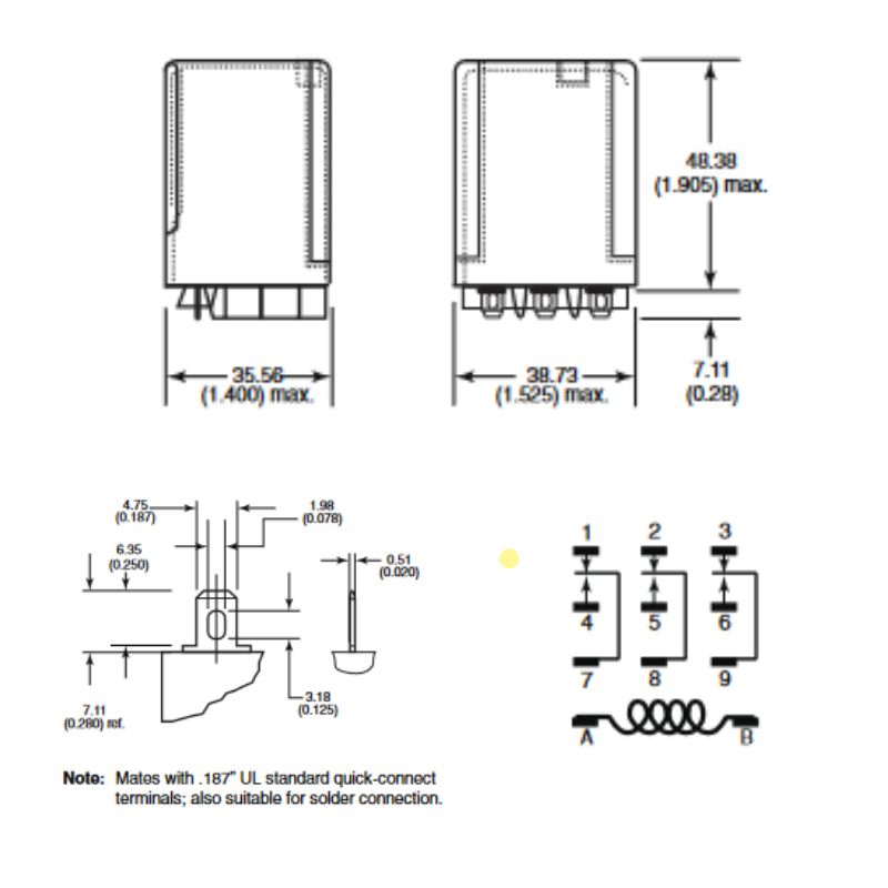 RELAY AC 12V 5678