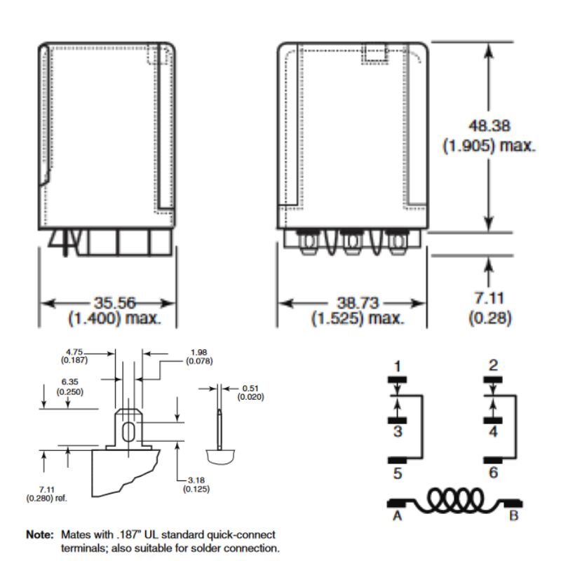 RELAY AC 24V 5697