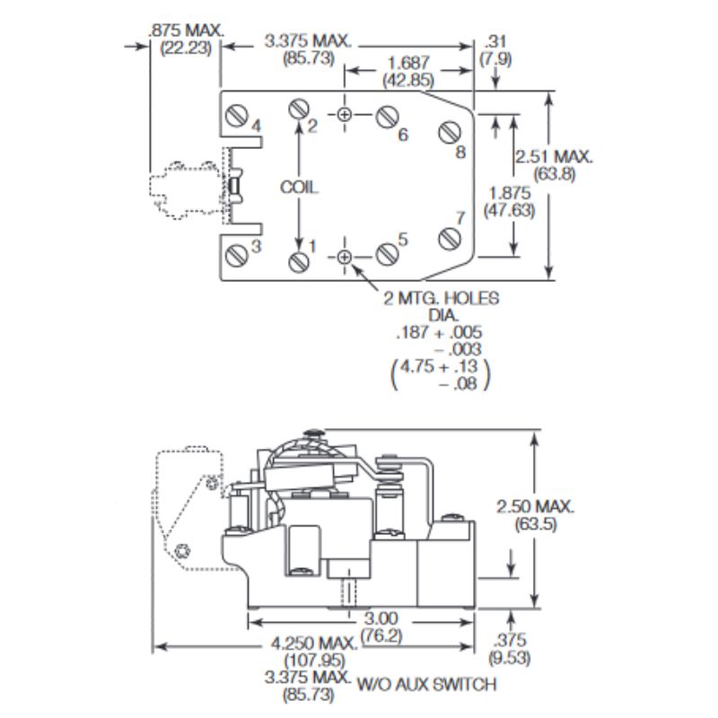 RELAY AC 110V 5734