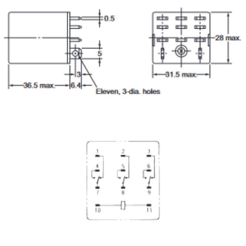 RELAY AC 110V 5736
