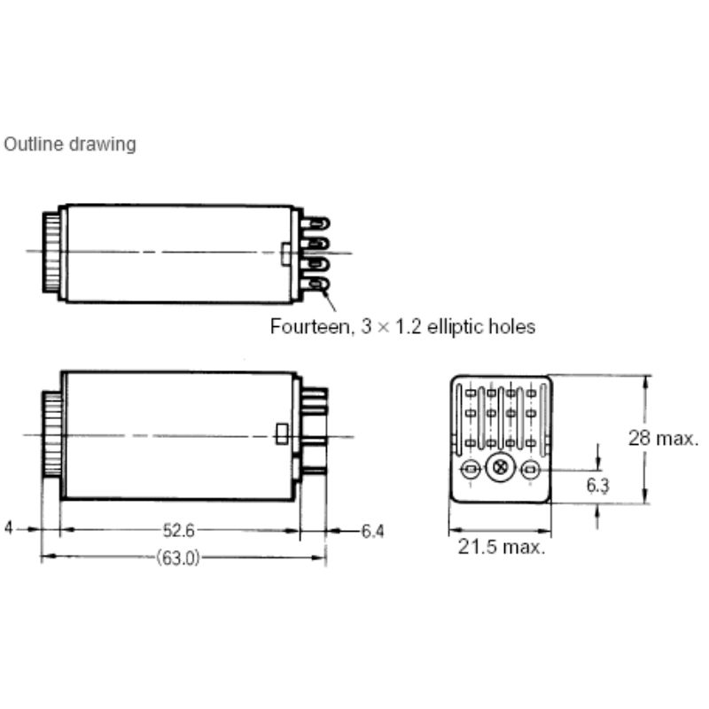 TIME DELAY RELAY DC 5803