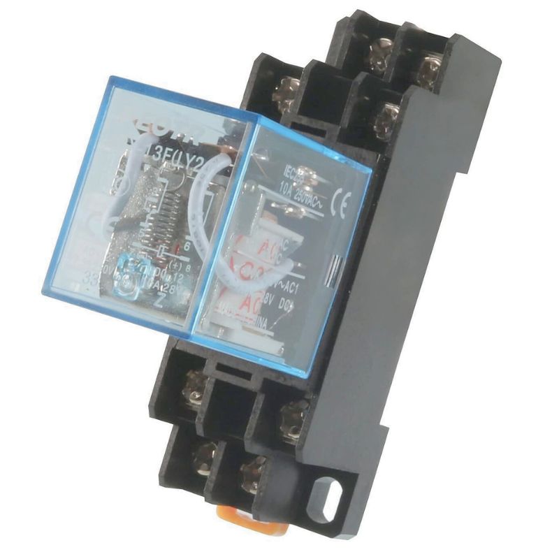 RELAY SOCKET SQUARE BASE 4970