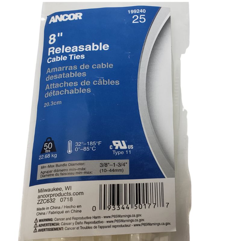 CABLE TIE RELEASABLE 1246