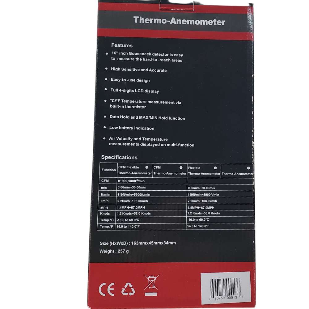 ANEMOMETER (WIND SPEED) 955