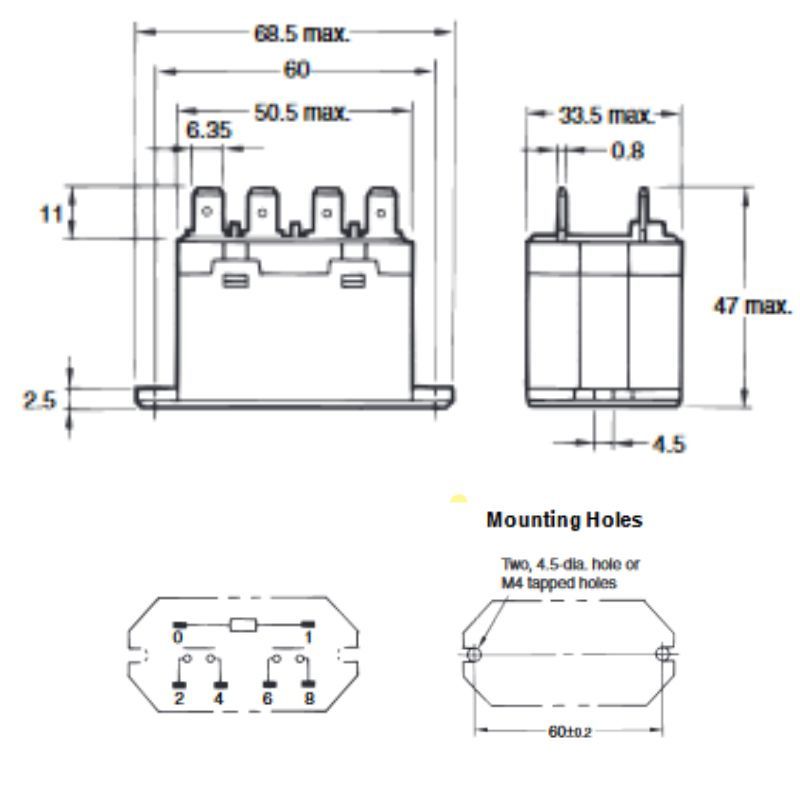 RELAY DC 12V 5818