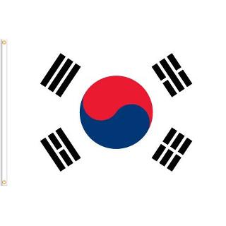 SOUTH KOREA SOUVENIR FLAG 3X5FT 