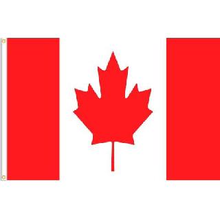 CANADA SOUVENIR FLAG 3X5FT EXTRA HEAVY POLYESTER
SKU:265494