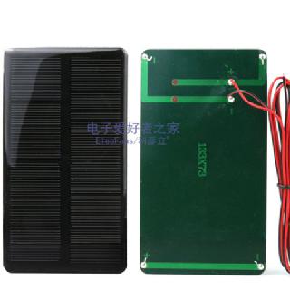 SOLAR PANEL 6V 180MA 5.3X2.9IN WITH WIRES