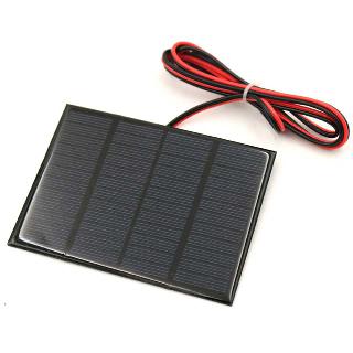 SOLAR PANEL 12V 125MA 3.25X4.5IN WITH WIRES