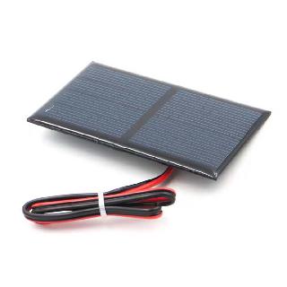SOLAR PANEL 2V 300MA 1.9X3.1IN WITH WIRESSKU:262352