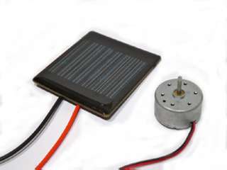 SOLAR PANEL 3V 250MA WITH MOTOR KIT 2.5X4.5IN