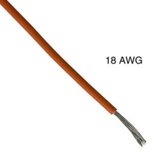 WIRE STRANDED 18AWG 1000FT ORANG