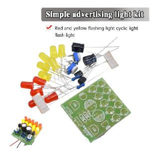 SIMPLE ADVERTISING LIGHTS KIT RED AND YELLOW FLASHING LIGHTS