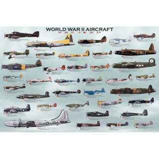 WORLD WAR II AIRCRAFT POSTER 36X24 INCHESSKU:231198