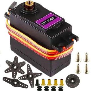 MOTOR SERVO MICRO MG996R 4.8-6V 180DEG 15KG-CM @6V 13KG-CM @4.8VSKU:274257
