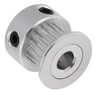 PULLEY TIMING GT2 6MM BELT AL 16 TEETH 5MM BORE M3 SET SCREWSSKU:274901