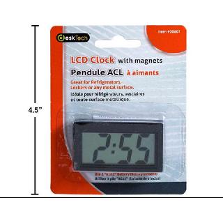 TABLE CLOCK DIGITAL LCD WITH MAGNETS
SKU:268057