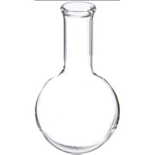 FLASK FLAT BOTTOM 1000ML CLEAR GLASS