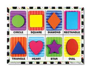 SHAPES CHUNKY PUZZLE-AGES 2+