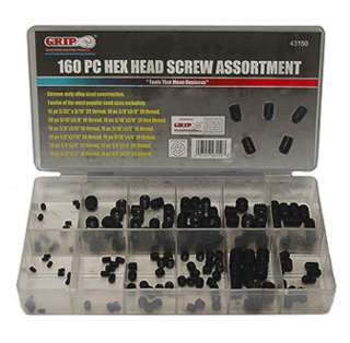 HEX SOCKET SET SCREW ASSORTED Stock Number: KPB-9160-160 $9.95