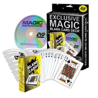 EXCLUSIVE POCKET BLANK CARD DECK WITH DVD
SKU:222184