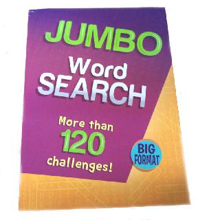 WORD SEARCH JUMBO MORE THAN 120 CHALLENGES
SKU:258216
