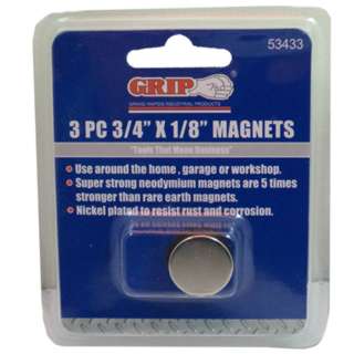 MAGNET DISC 3/4 X 1/8IN SKU:246805
