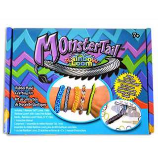 RAINBOW LOOM-MONSTER TAIL RUBBER BAND CRAFTING KITSKU:239156