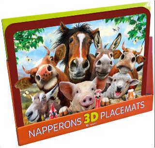 PLACEMAT 3D HOME FARM ASSORTED