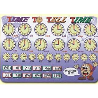 PLACEMAT TIME TO TELL TIME SKU:261895