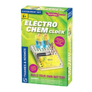 ELECTRO CHEM CLOCK 3 EXPERIMENTS 8 MANUAL PAGES
SKU:234014