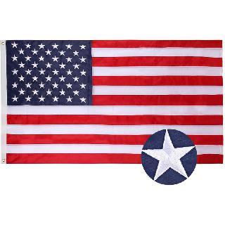USA SOUVENIR FLAG 3X5FT EMBROIDEREDSKU:258259