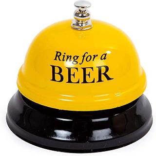 NOVELTY TABLE BELL-YELLOW