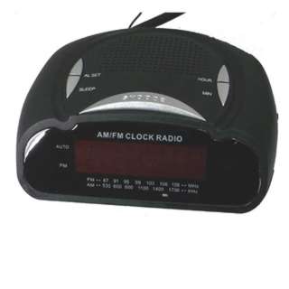 CLOCK ALARM RADIO AM/FM DIGITAL BLACK WITH SLEEP TIMERSKU:235514