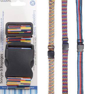 LUGGAGE STRAP GLOBAL COLOURED PATTERN WITH QUICK RELEASESKU:263587