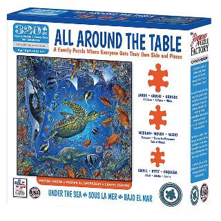 JIGSAW PUZZLE UNDER THE SEA 20X20IN 320PCSSKU:261007