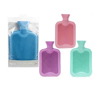 RUBBER BOTTLE HOT WATER THERAPY ASSORTED COLOR 2LSKU:251106