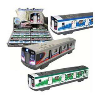 SONIC CITY SUBWAY DIE CAST 8INCH PULL BACK ACTION & SOUNDSSKU:233274